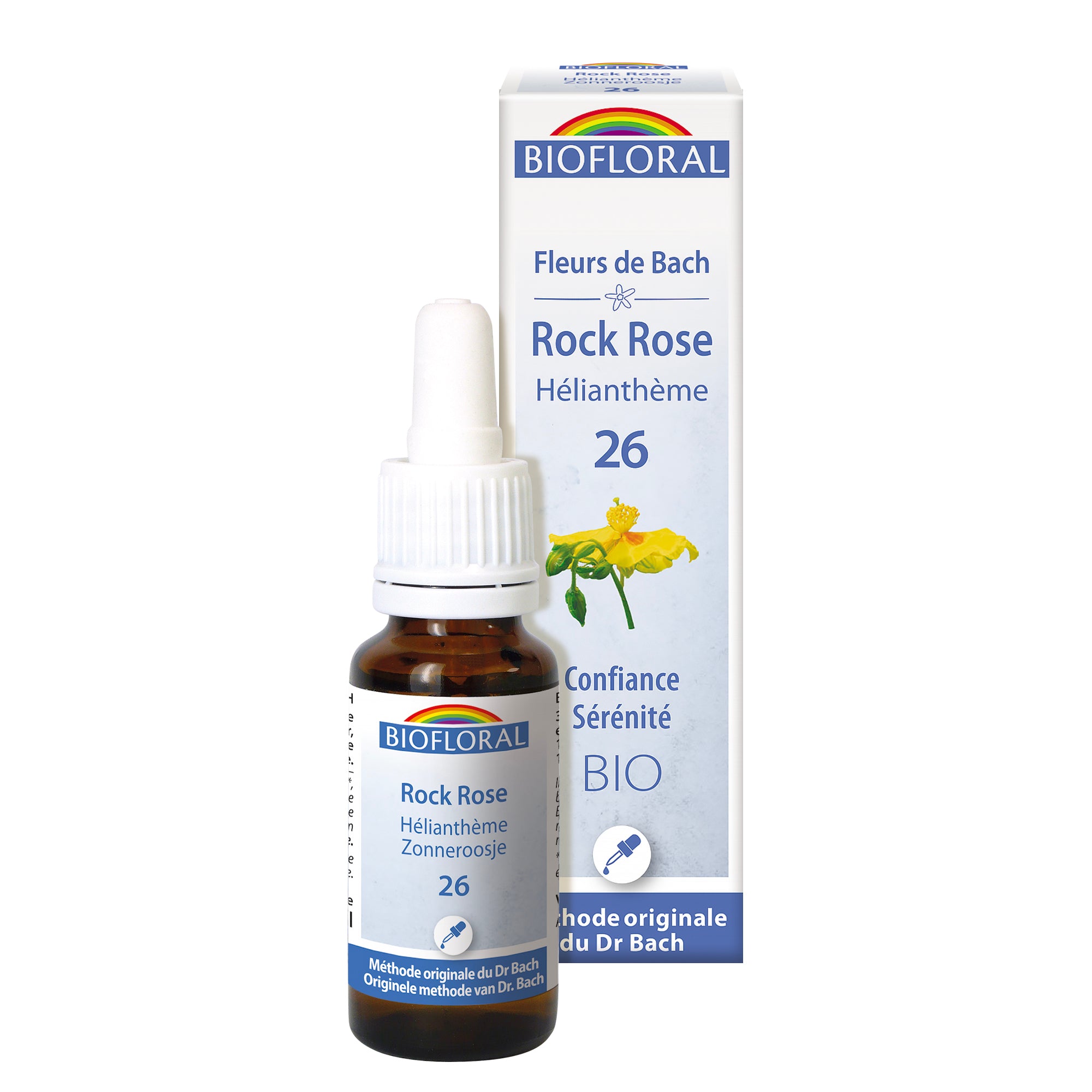Flowers of Bach 26 Rock rose - Hélianthème - Bio Demeter