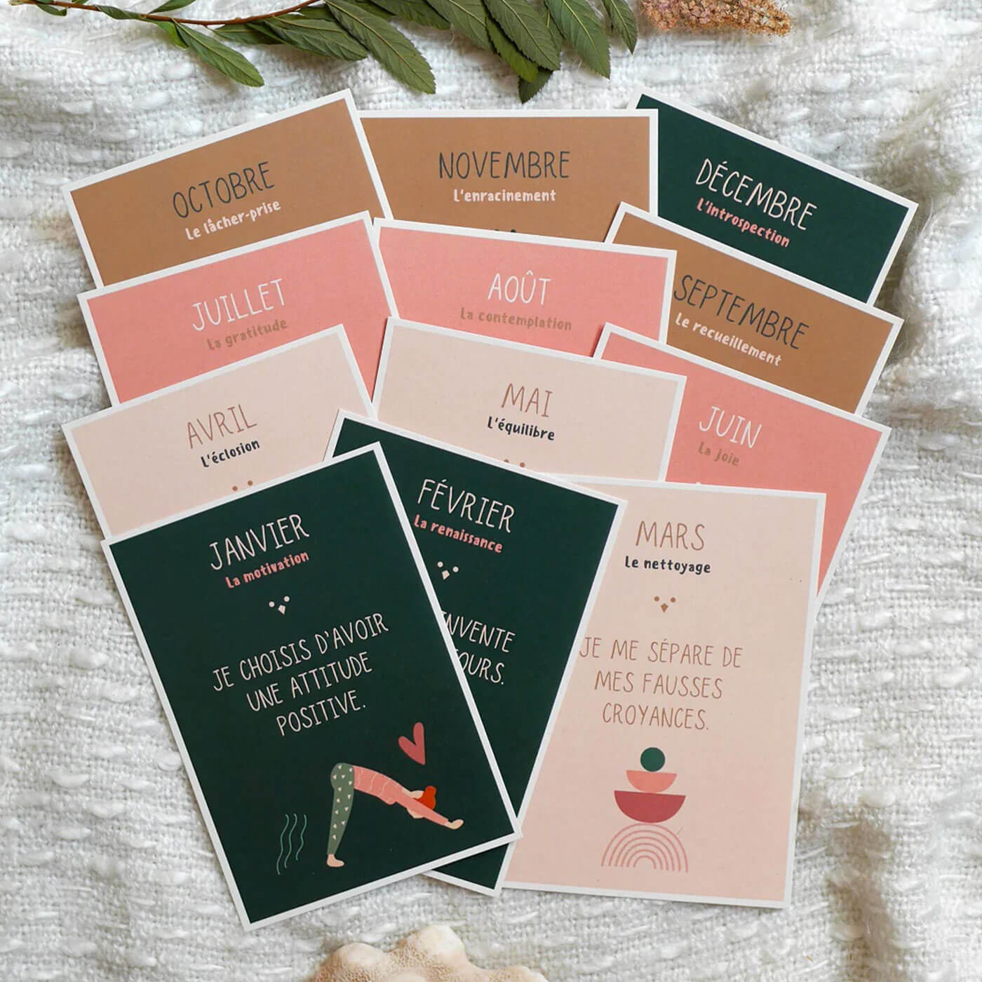 Géopélie - Jeu de cartes, Affirmations Positives