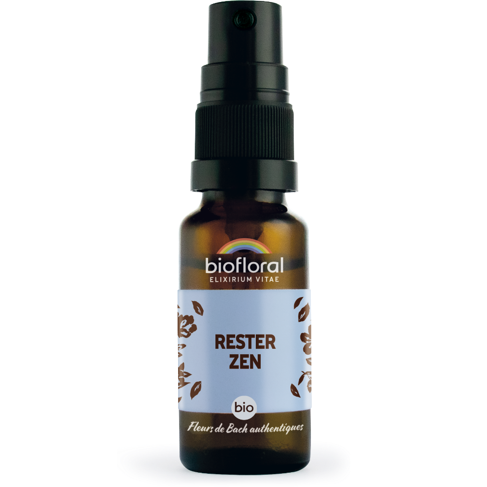 Spray aux fleurs de Bach bio pour rester zen.