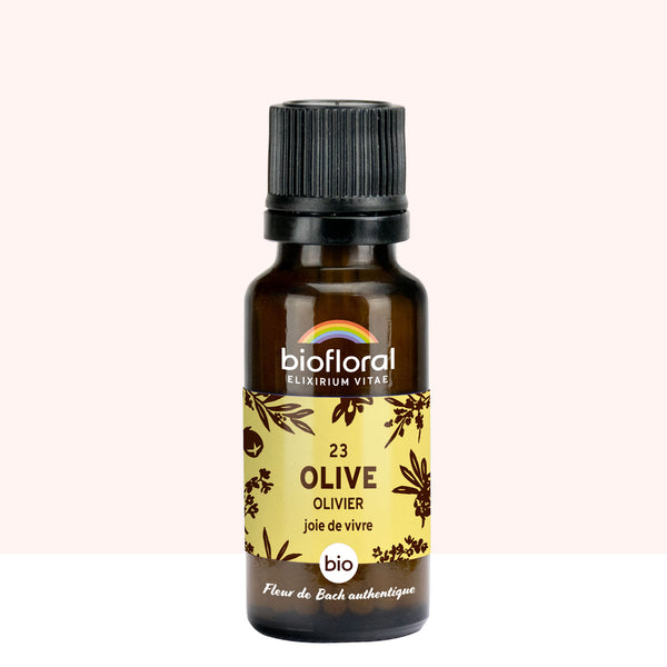 Granules fleurs de Bach Olivier Bio pour revitaliser le corps, lutter contre la fatigue et soutenir l’énergie.