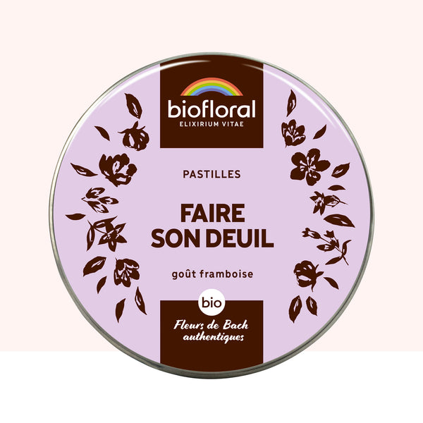 Pastilles Fleurs de Bach bio pour faire son deuil : Solution naturelle pour aider à traverser le processus de deuil.