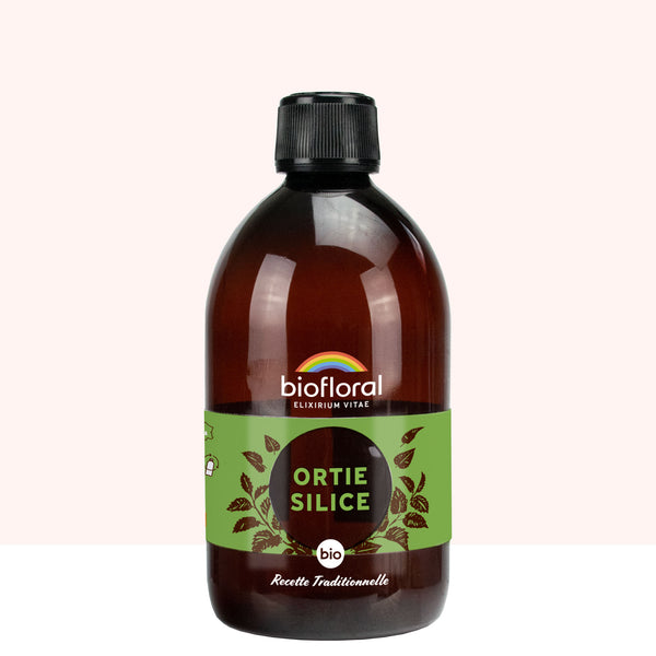 Solution buvable Ortie Silice Biofloral 500ml pour le confort articulaire.