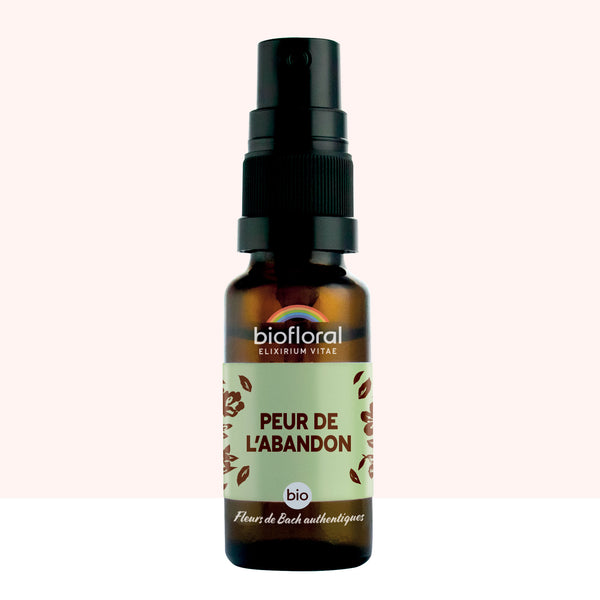 Spray aux Fleurs de Bach bio pour apaiser la peur de l’abandon et l’insécurité affective.