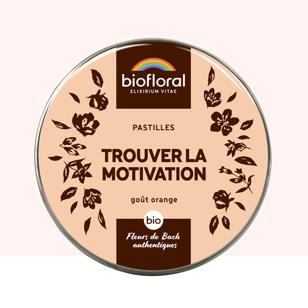 Fleurs de Bach en pastilles Biofloral : Stimule la motivation et l'énergie, produit 100% bio.
