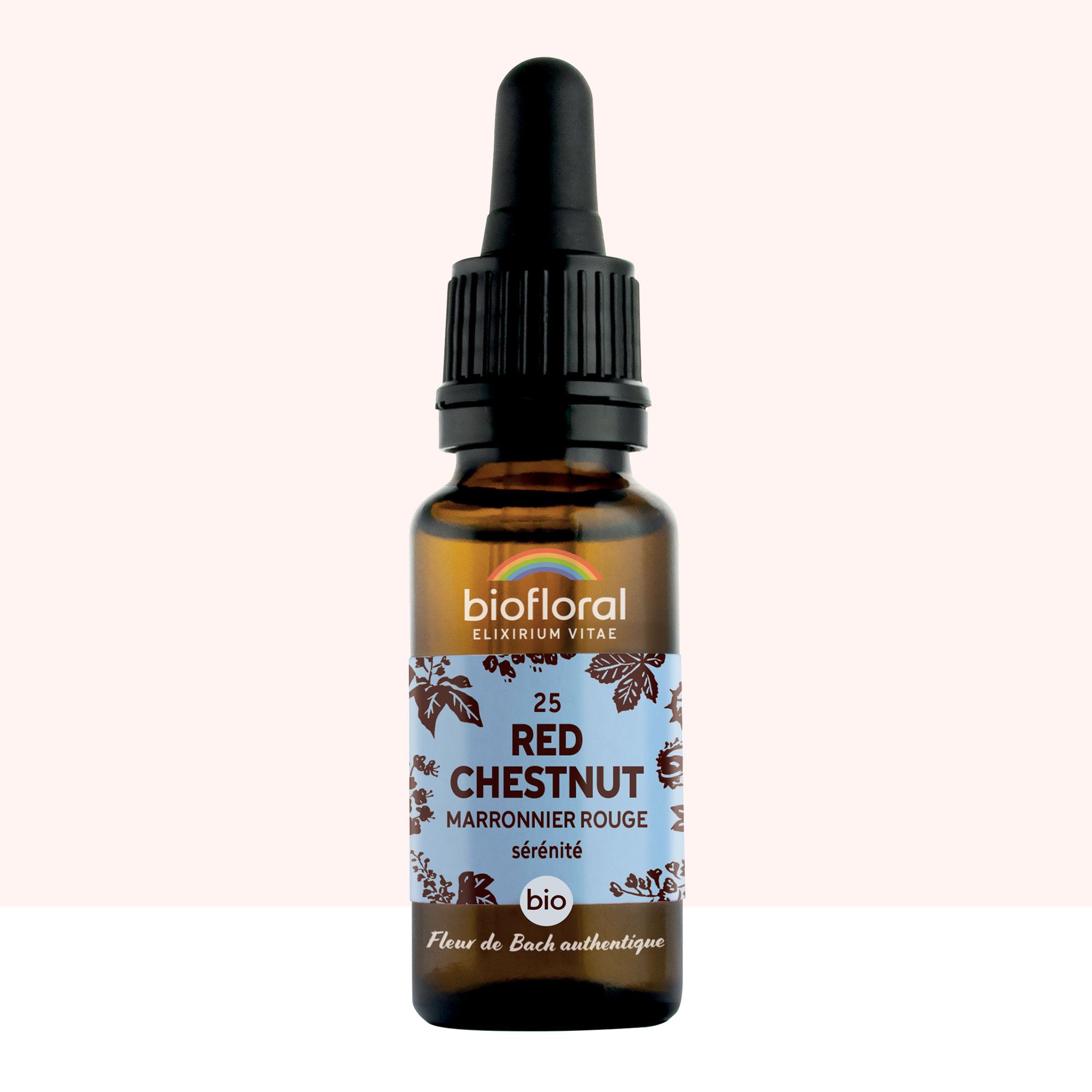 Fleur de Bach n°25 Red Chestnut, Marronnier Rouge - Bio Demeter