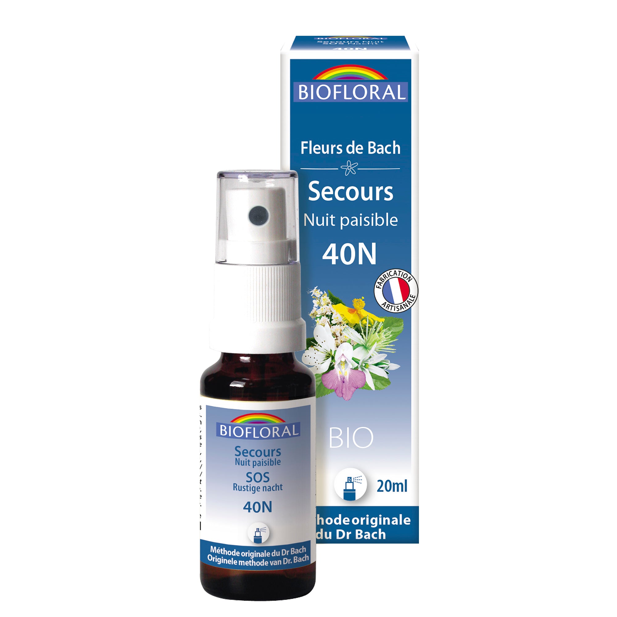 Flowers of Bach Relief complex - Peaceful night - spray - Bio Demeter